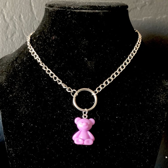 Forever 21 Jewelry - F21 Purple Gummy Bear Necklace